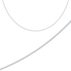 Срібний ланцюжок плетіння панцирне родоване SPD030, 45, 1.50