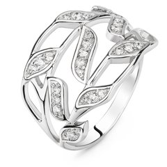 Серебряное кольцо с фианитами Оливка 2, 16, 50.3, 3.52