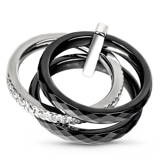 Серебряное кольцо с керамикой Сорренто, 16, 50.3, 8.45