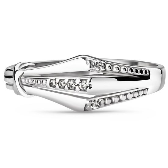 Серебряное кольцо с фианитами Аркона, 2.60