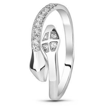 Серебряное кольцо с фианитами Ruvas fashion, 17, 52.8, 1.92