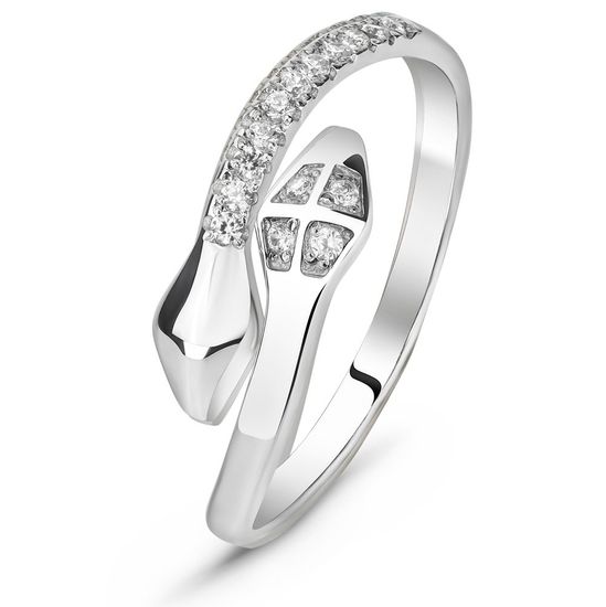 Серебряное кольцо с фианитами Ruvas fashion, 17, 52.8, 1.92