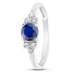 Серебряное кольцо с сапфиром Джерси СК2257С 15р.