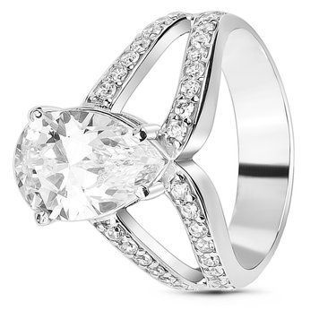Серебряное кольцо с фианитами ПДК95, 16, 50.3, 4.49