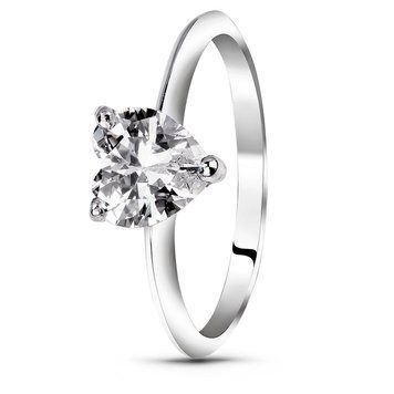 Серебряное кольцо с фианитами Агния, 16, 50.3, 1.95