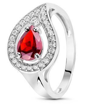 Серебряное кольцо с гранатом Балет ПДК93Г 16р.