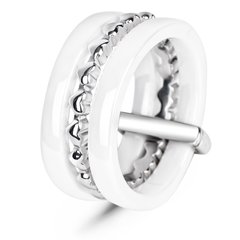 Серебряное кольцо с керамикой Тулуза, 19.5, 60.3, 6.75