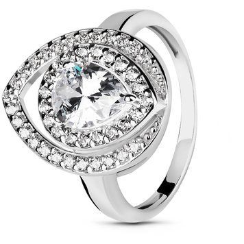 Серебряное кольцо с фианитами Аврора, 16, 50.3, 2.95