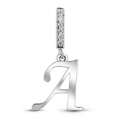 Серебряная буква "А"