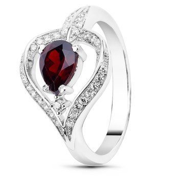 Серебряное кольцо с гранатом Ясмин ПДК101Г 16р.