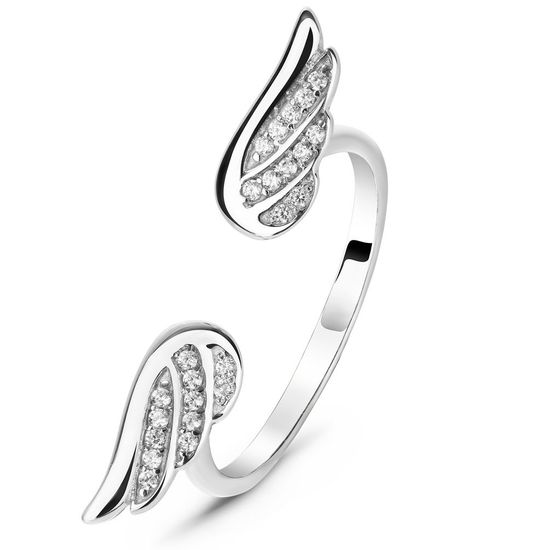 Серебряное кольцо с фианитами Ruvas fashion, 17, 52.8, 1.75