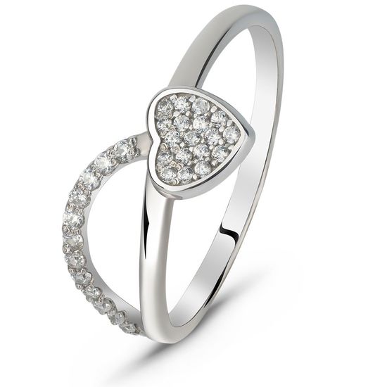 Серебряное кольцо с фианитами Ruvas fashion, 15.5, 47.8, 1.80