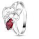 Серебряное кольцо с гранатом Камила ФК192Г 16р.