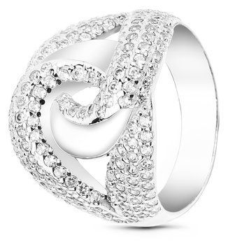 Серебряное кольцо с фианитами ФК061, 16.5, 51.5, 7.00