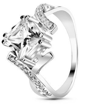 Серебряное кольцо с фианитами Марта, 16.5, 51.5, 3.48