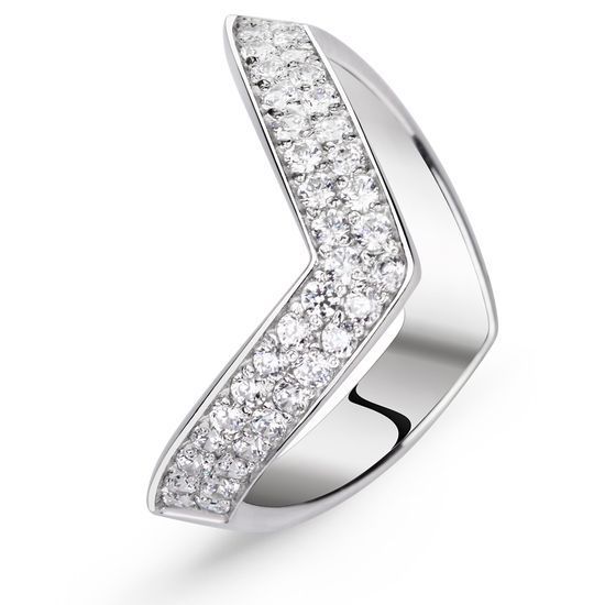 Серебряное кольцо с фианитами Sarbona, 16, 50.3, 2.32