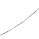 Srebrny łańcuszek o splocie wężowym, rodowany SSD040