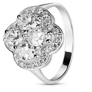 Серебряное кольцо с фианитами Руна, 16, 50.3, 3.05