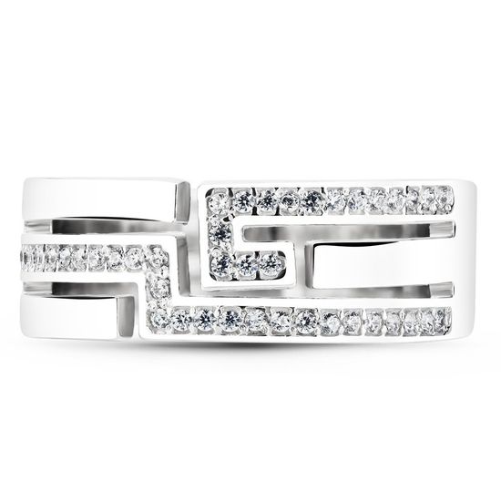 Серебряное кольцо с фианитами Ruvas fashion, 4.65