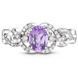 Серебряное кольцо с аметистом Каролина ПДК108АМ 16.5р.