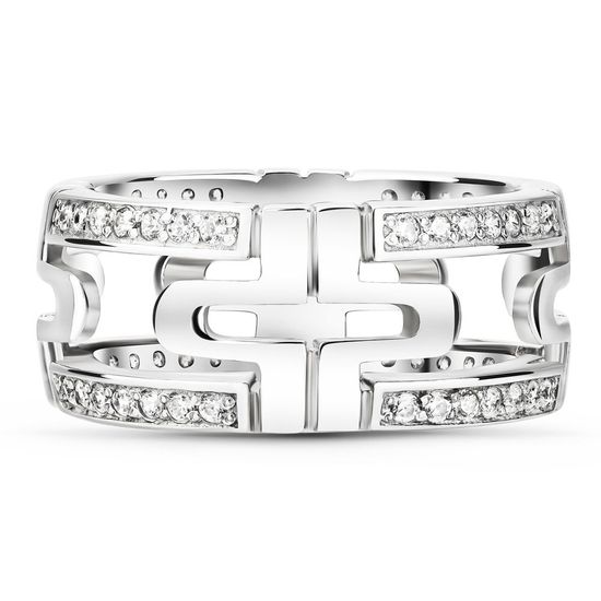Серебряное кольцо с фианитами Ruvas fashion, 17, 52.8, 5.57