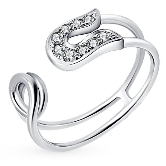 Серебряное кольцо с фианитами Ruvas fashion, 16, 50.3, 1.79
