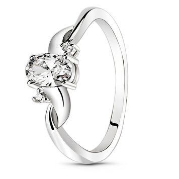 Серебряное кольцо с фианитами Анабель, 16, 50.3, 1.80