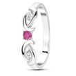 Серебряное кольцо с рубином Парадиз К2121Р 15р.