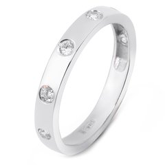 Srebrny pierścionek z cyrkoniami K2116, 15, 46.5, 1.88