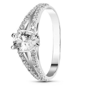 Серебряное кольцо с фианитами Милинда, 16, 50.3, 2.30