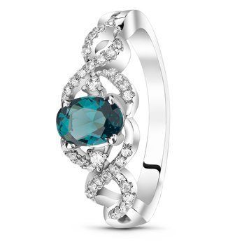 Серебряное кольцо с кварцем лондон Каролина, 16, 50.3, 3.18