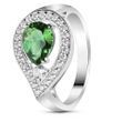 Серебряное кольцо с изумрудом нано Балет, 16, 50.3, 2.65