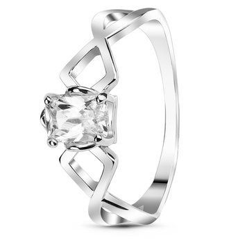 Серебряное кольцо с фианитами Катрина, 16, 50.3, 1.90