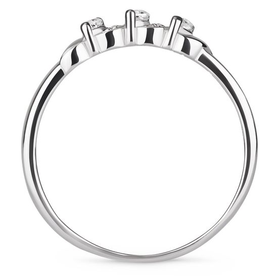 Серебряное кольцо с фианитами ПДК200, 15.5, 47.8, 1.42