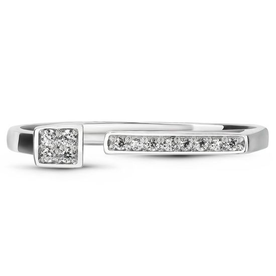 Серебряное кольцо с фианитами Ruvas fashion, 16, 50.3, 1.35