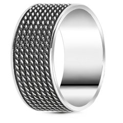 Srebrny pierścionek bez wkładek K455, 15.5, 47.8, 5.71