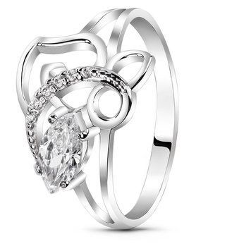 Серебряное кольцо с фианитами Камила, 16.5, 51.5, 2.31