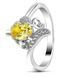 Серебряное кольцо с цитрином Амина ПДК104Ц 16р.