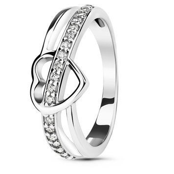Серебряное кольцо с фианитами Лилиана, 16.5, 51.5, 2.95