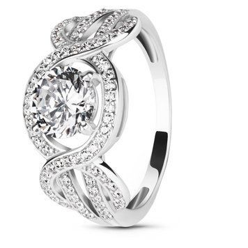 Серебряное кольцо с фианитами Танго, 16, 50.3, 3.00
