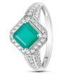 Серебряное кольцо с агатом Сальвадор ПДК70АГ 17.5р.