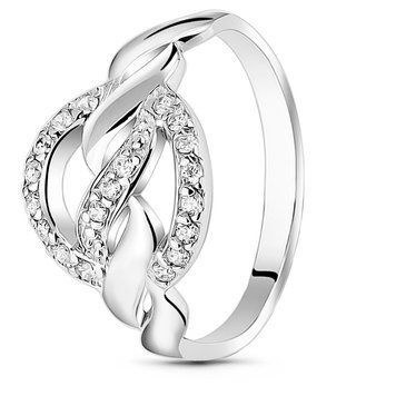 Серебряное кольцо с фианитами Персей, 16.5, 51.5, 2.06