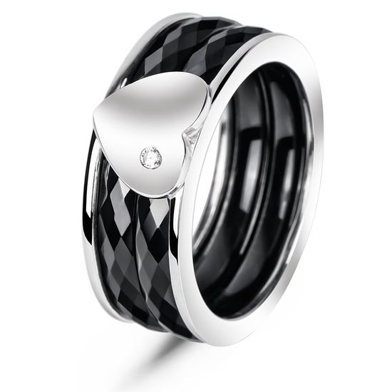 Серебряное кольцо с керамикой и фианитами Сицилия, 7.43